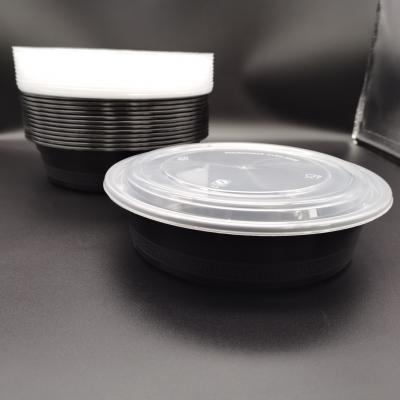 900ml American style round disposable food preparation containers