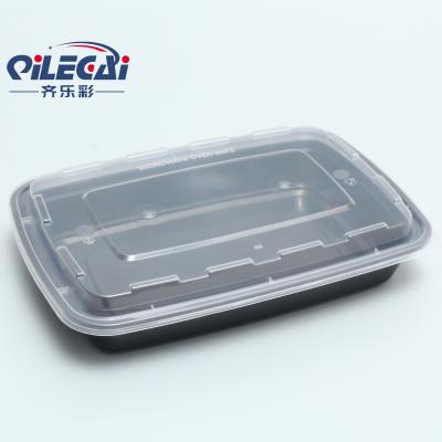 38oz New American Style Disposable Plastic Food Container